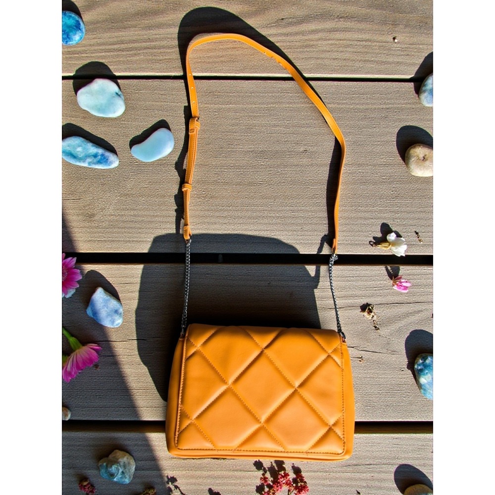 A New Day - Orange Quilted‎ Crossbody Bag *BRAND NEW!*
